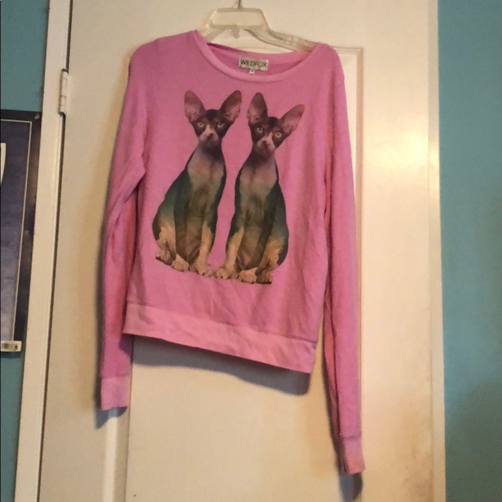 Wildfox cat jumper